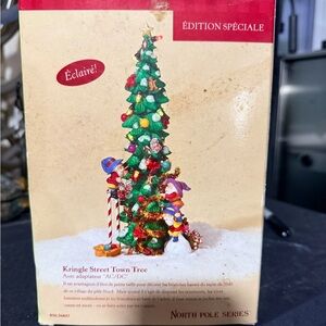 North Pole Series Kringle Street Town Tree
